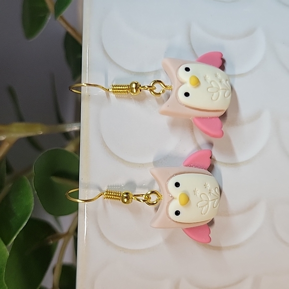 Jewelry - 🔥LAST PAIR🔥 Floral Owl Drop Earrings